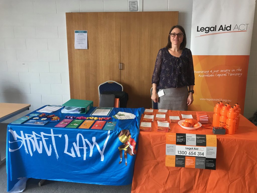 Canberra Homeless Connect 2019 stalls