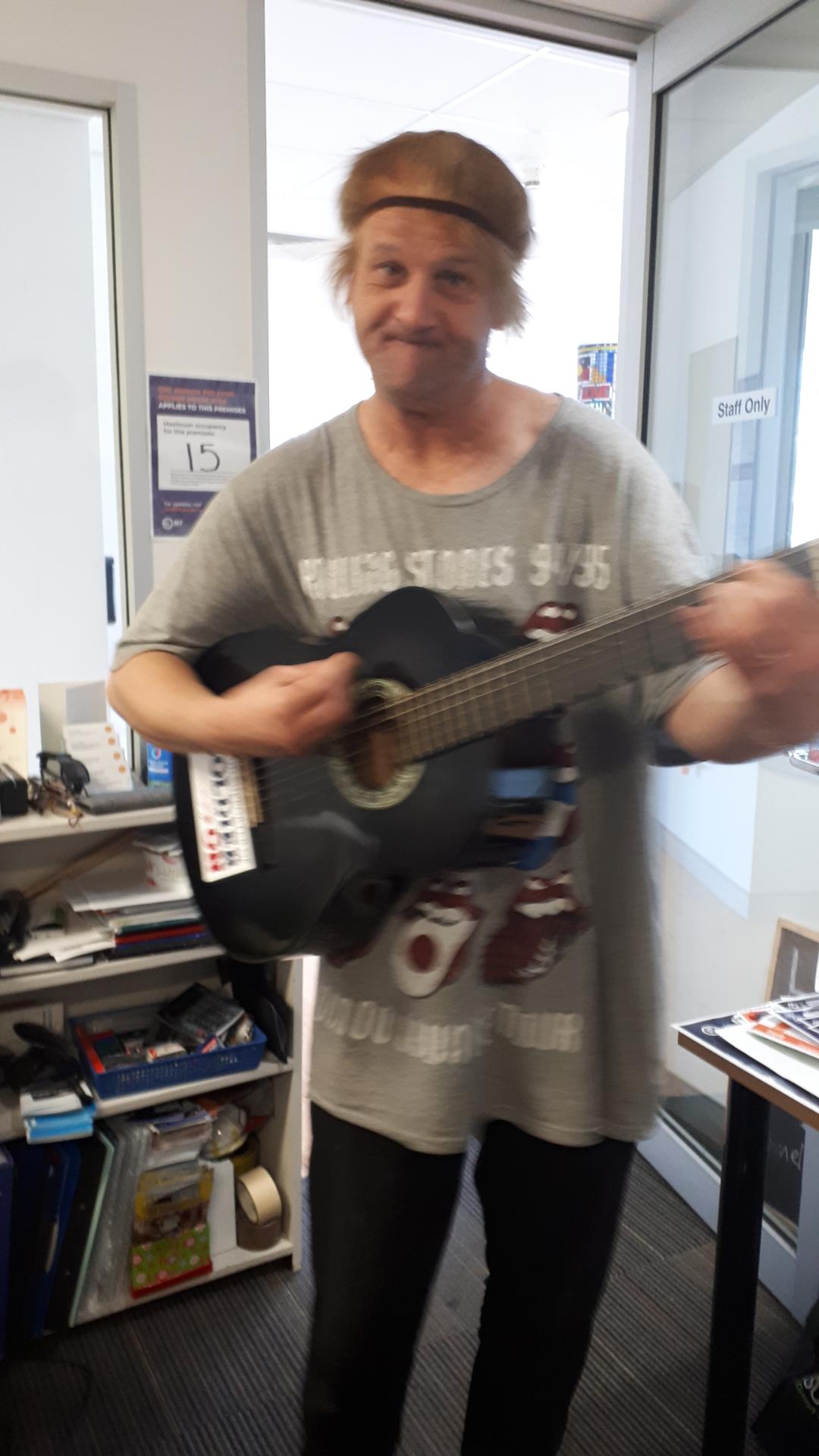 Donated guitar