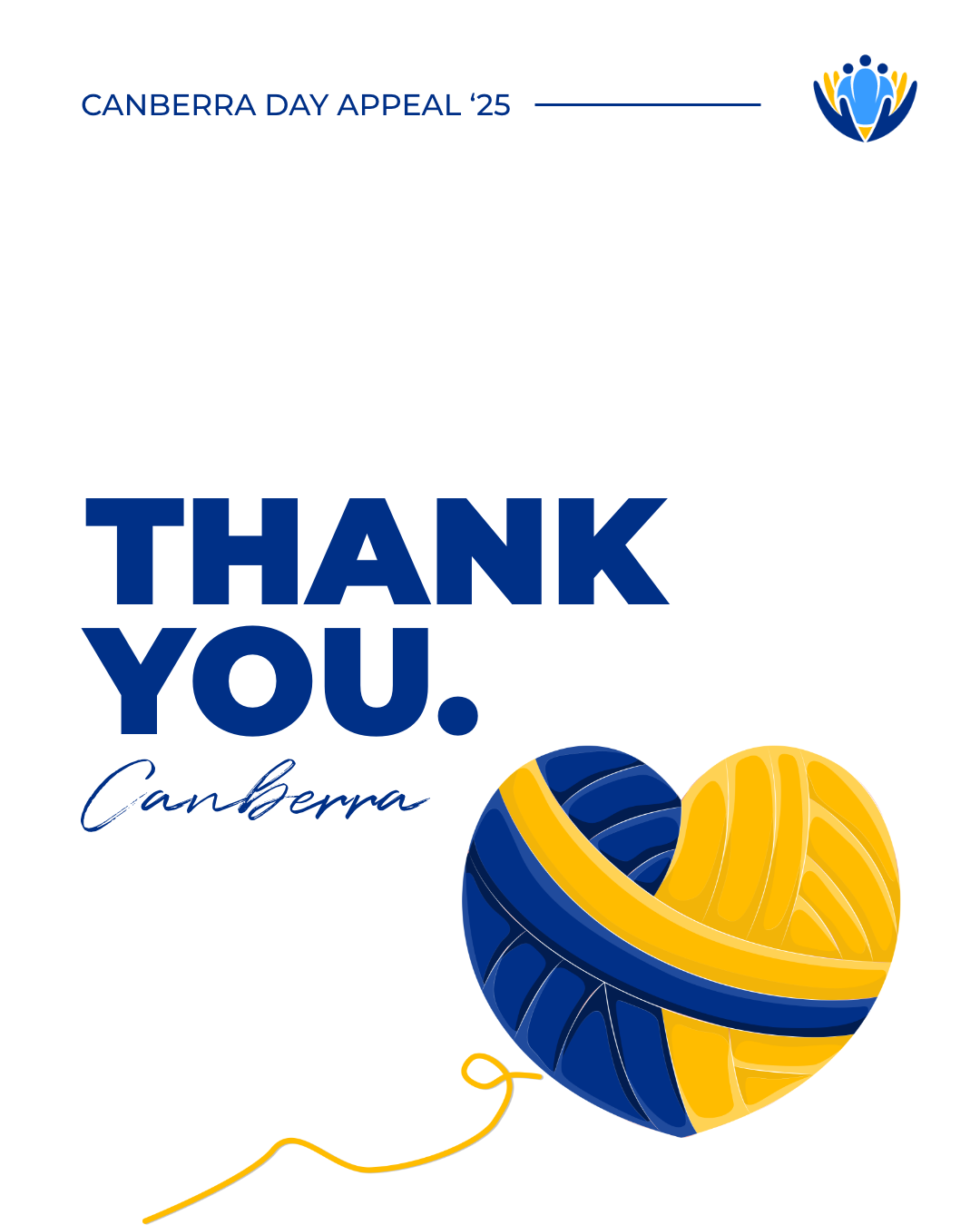 Thank you Canberra - 2025 Canberra Day Appeal