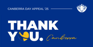 Thank you Canberra - 2025 Canberra Day Appeal