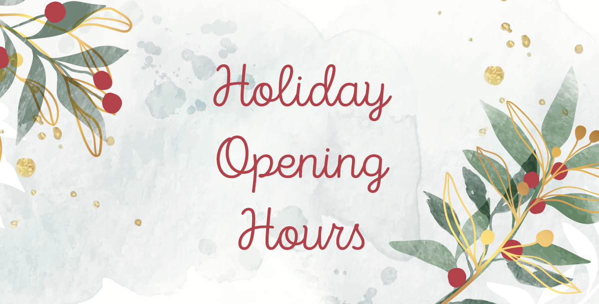 Holiday Opening Hours